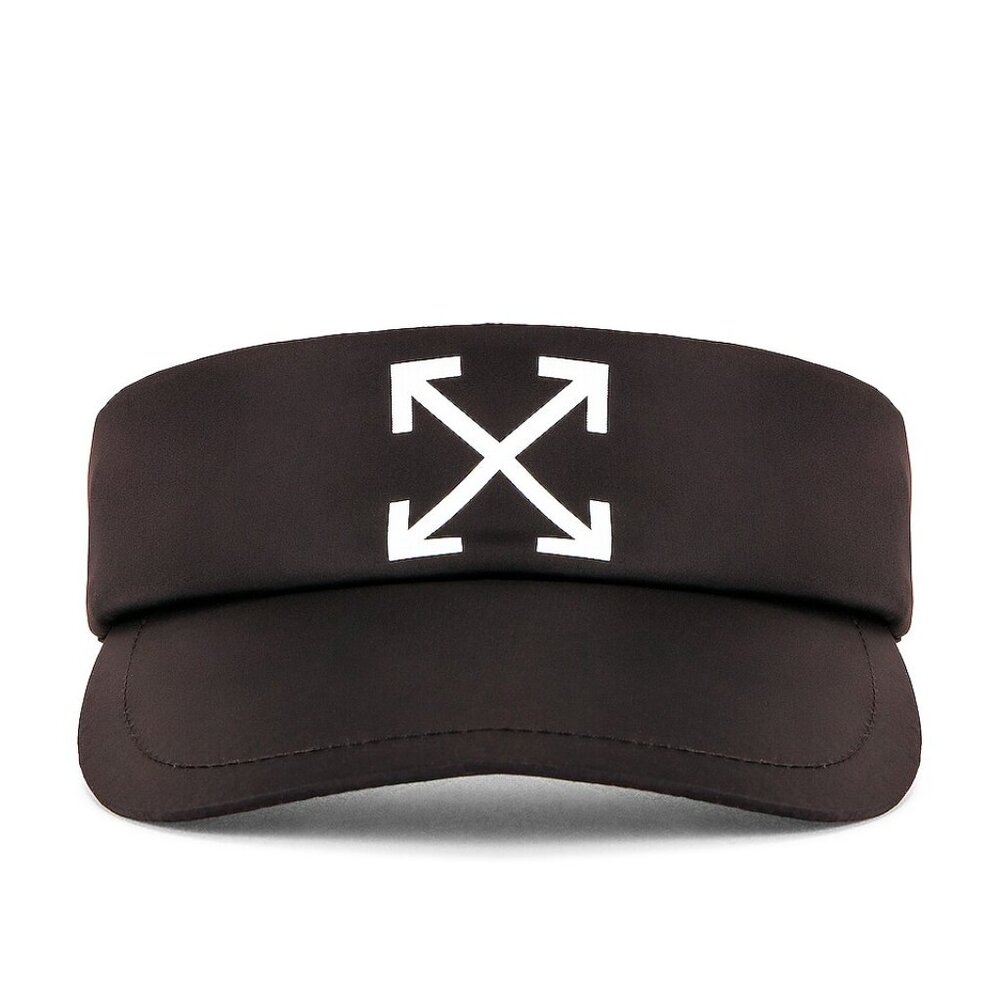 Off-White Logo Arrow Visor Black NWT